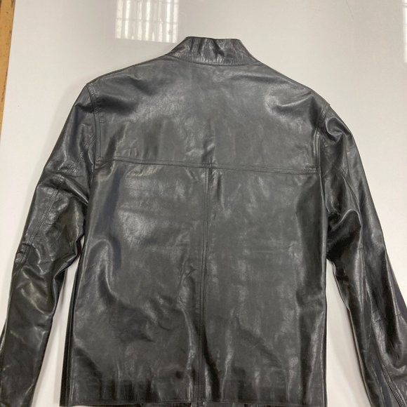 m0851 Men's Leather Jacket (new without tags) - Picture 5 of 12
